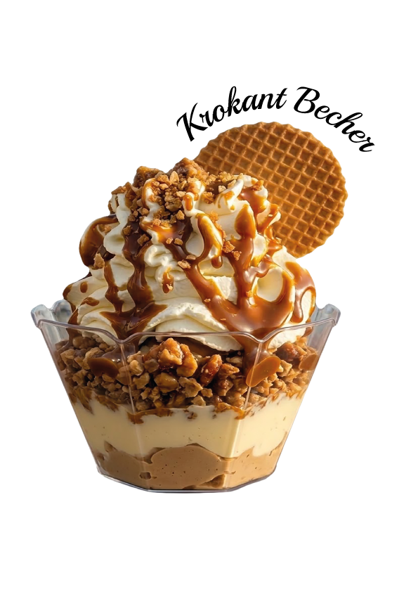 Krokant Becher
